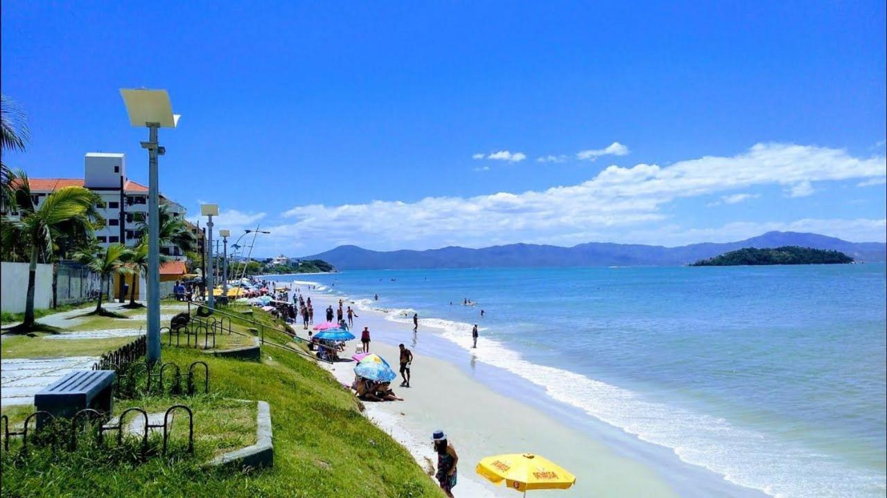 Apartamento Com Vista Do Mar Em Residencial Com Piscina Florianopolis Ngoại thất bức ảnh