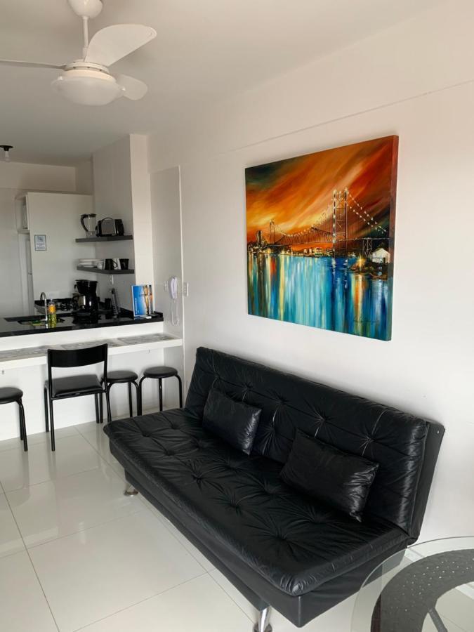 Apartamento Com Vista Do Mar Em Residencial Com Piscina Apartment Florianopolis Ngoại thất bức ảnh