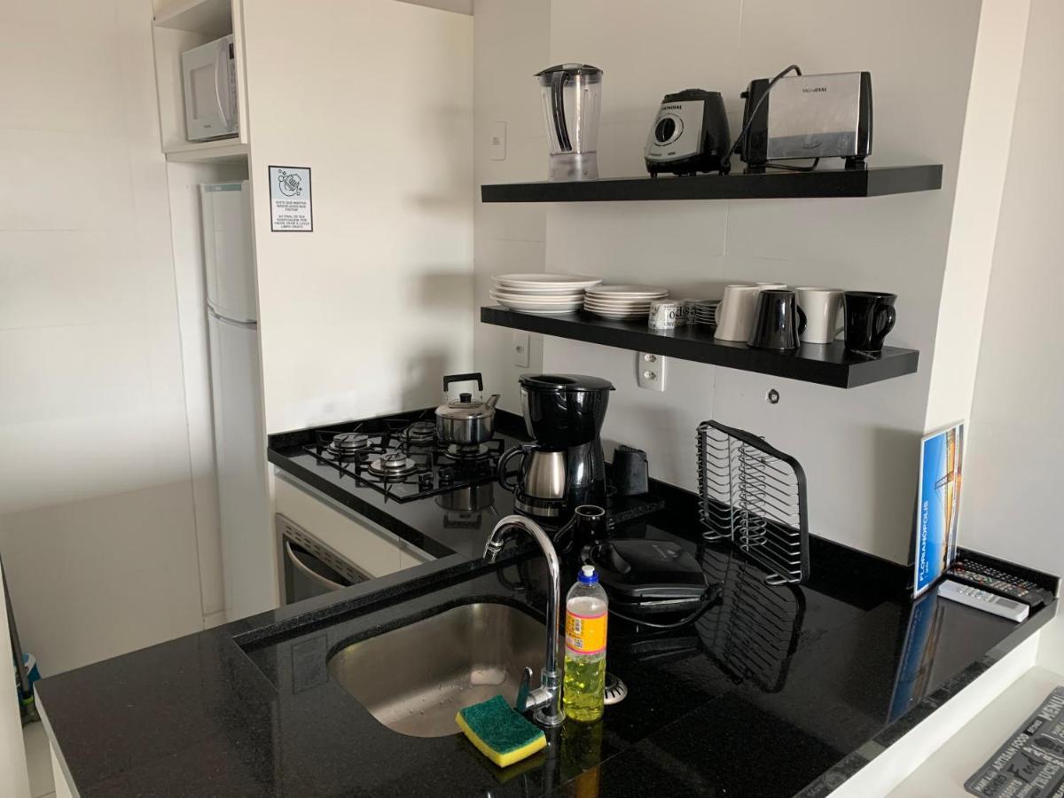 Apartamento Com Vista Do Mar Em Residencial Com Piscina Florianopolis Ngoại thất bức ảnh