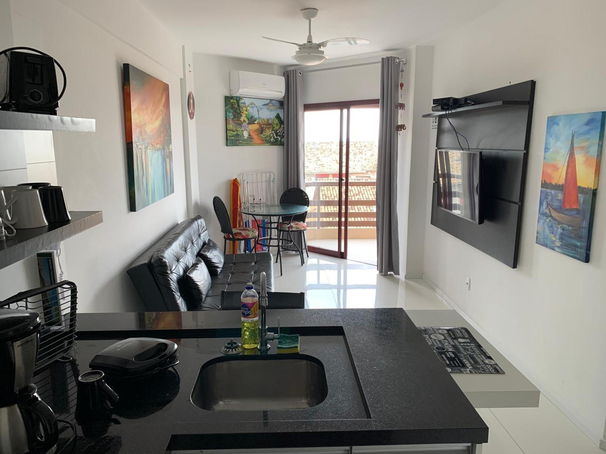 Apartamento Com Vista Do Mar Em Residencial Com Piscina Florianopolis Ngoại thất bức ảnh