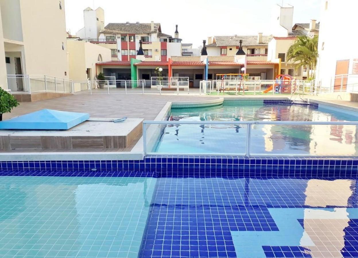 Apartamento Com Vista Do Mar Em Residencial Com Piscina Florianopolis Ngoại thất bức ảnh